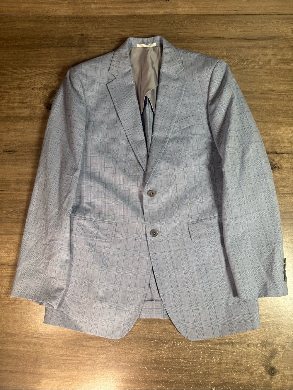 Charles Tyrwhitt London Mens Window Paine Two Button Wool Blazer Sports Coat 40L